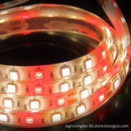 Waterproof Flexible SMD LED Strip Light with High-Light Output and 120 Degrees Beam Angle